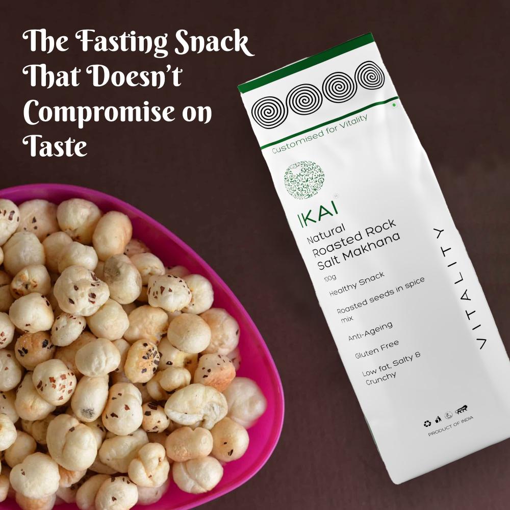 IKAI Natural Sendha Namak Makhana IKAI