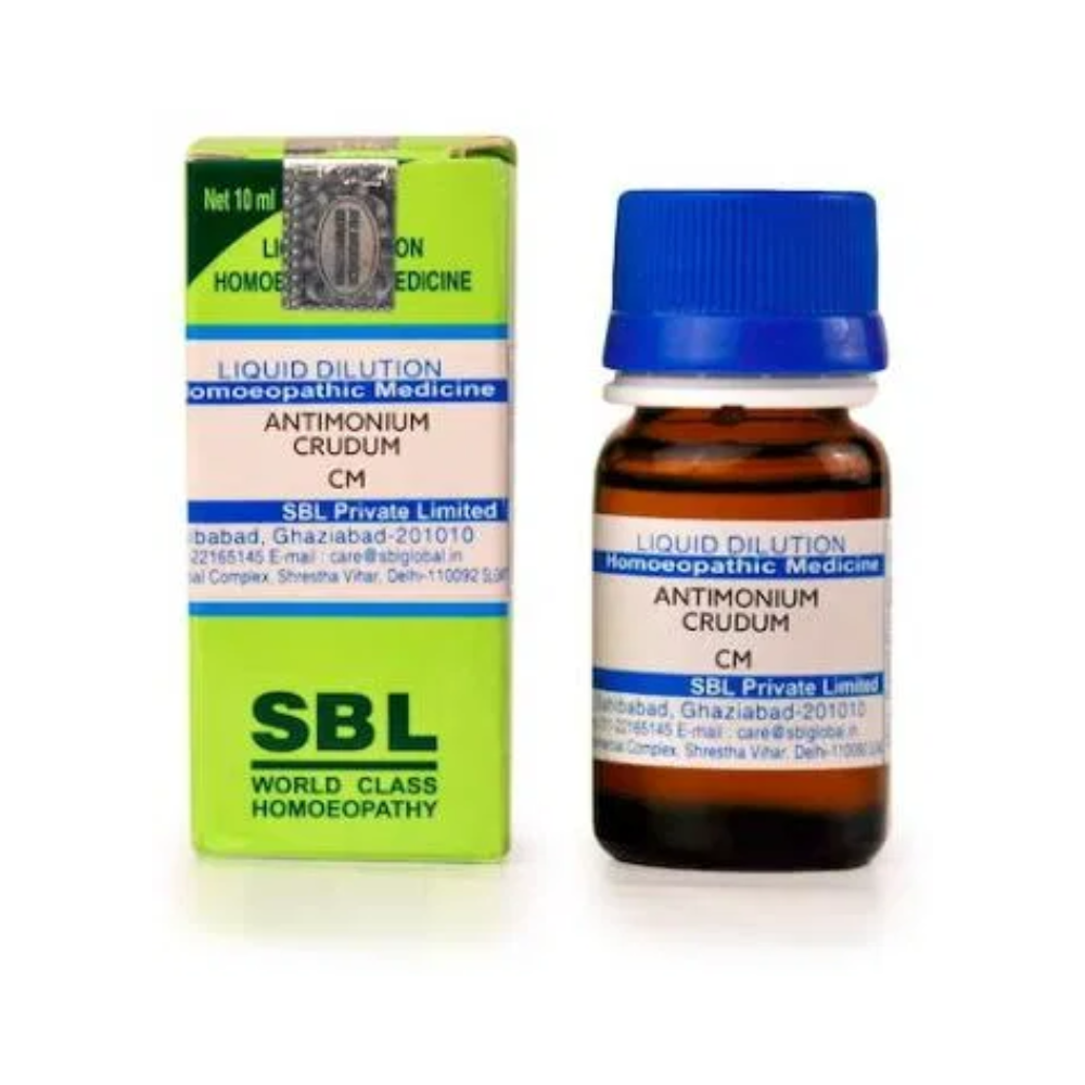 SBL Homeopathy Antimonium Crudum Dilution - Safuron