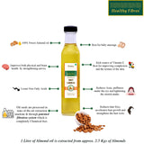 Healthy Fibres Cold Pressed Sweet Almond Oil Healthy Fibres
