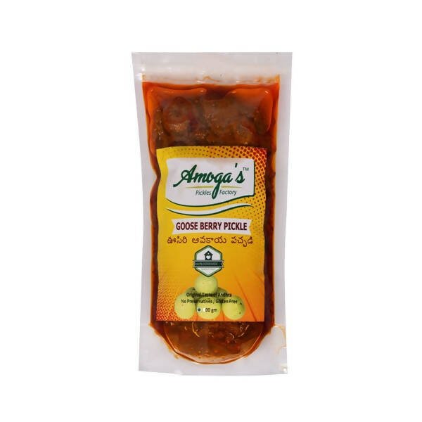 Amoga's Pickles Factory Gooseberry Pickle Andhra Style - Safuron