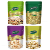 Happilo Premium Dry Fruits Combo (California Almonds, Raisins, Whole Cashews, Roasted Pistachios) - Safuron