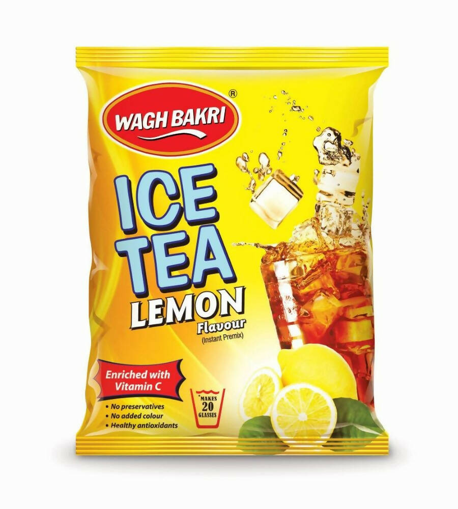 Wagh Bakri Instant Premix Ice Tea - Lemon Flavour - Safuron