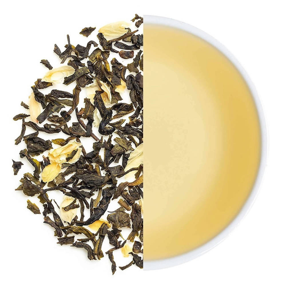 Teabox Organic Jasmine Green Tea Loose Leaves Teabox