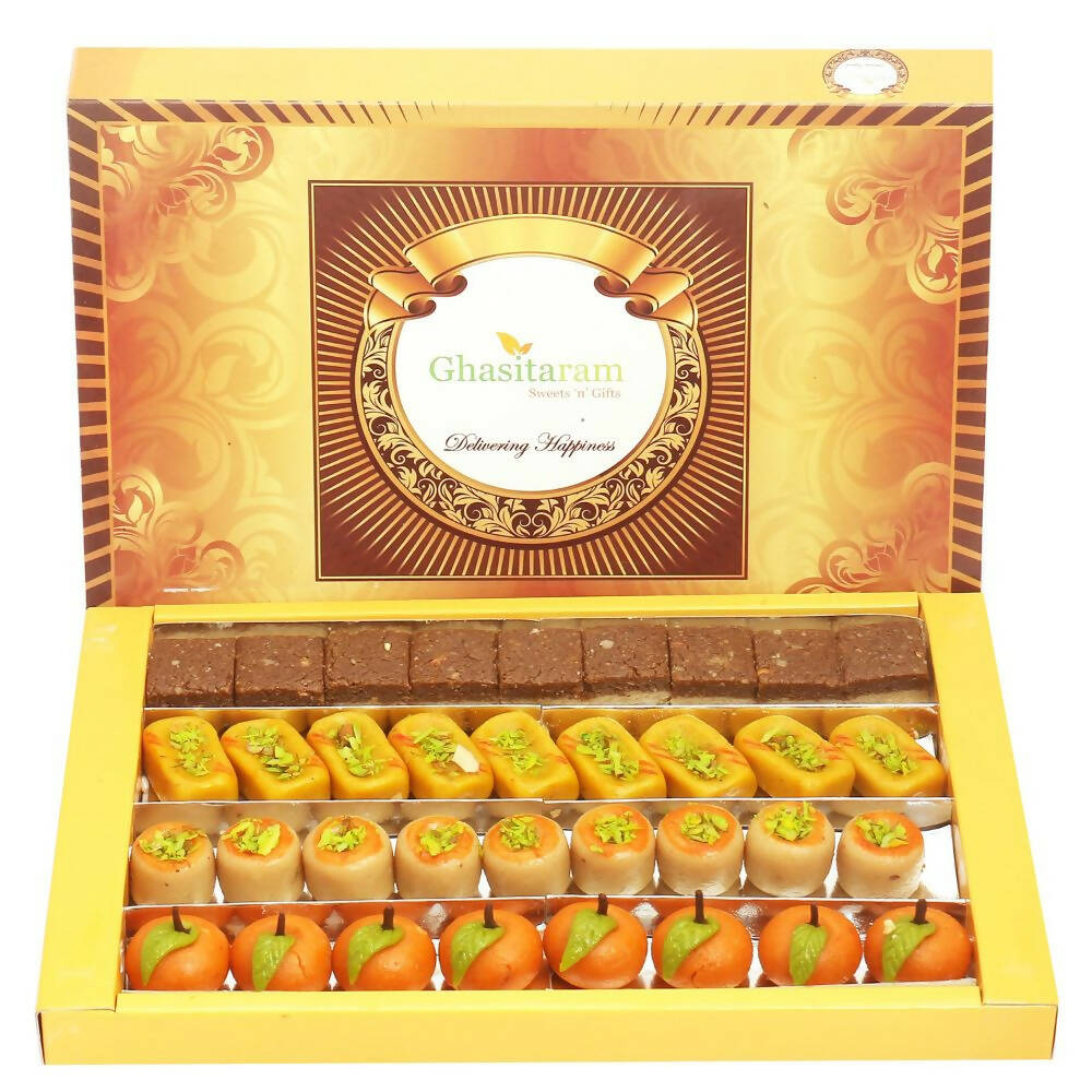 Ghasitaram Kaju Sugarfree Sweets Assorted Box - Safuron