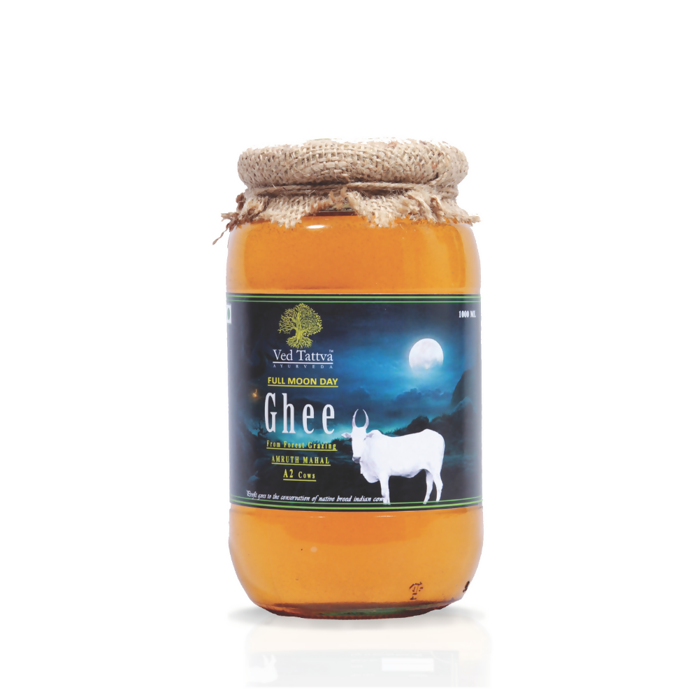 Tatsat Full Moon Day Ghee From Forest Gazing Amruth Mahal A2 Cows | Pure A2 Ghee, Natural & Healthy, Non-GMO Tatsat