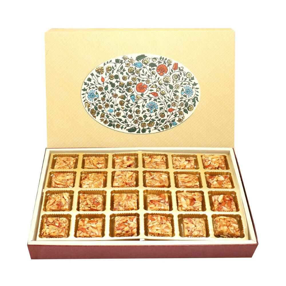 Ghasitaram Roasted Almond Bites Box - Safuron