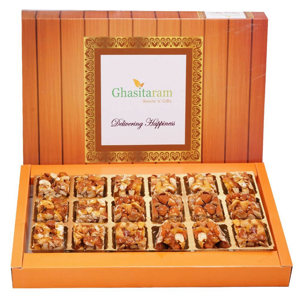 Ghasitaram Gud (Jaggery) Dry Fruit Bites With No Added Sugar - Safuron
