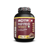 Scitron Ripped Whey Protein Powder Flavor Chocolate Fudge Brownie Scitron