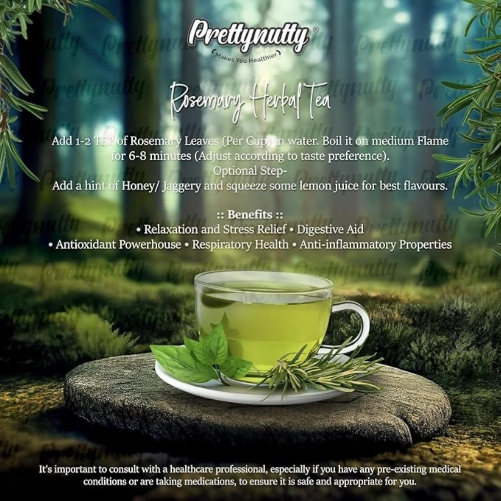Pretty Nutty 100% Natural Rosemary Dried Leaves Pretty Nutty