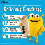 Tata Soulfull Nutri Drink+ For Kids With Millets - Cookie & Cream Flavor Tata Soulfull