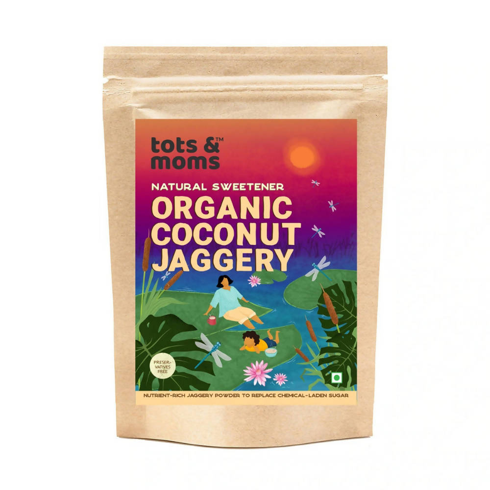 Tots and Moms Organic Coconut Jaggery Natural Sweetener - Safuron