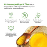 Akshayakalpa Organic Cow Ghee | Pure Organic Ghee | Certified Organic Desi Ghee Akshayakalpa