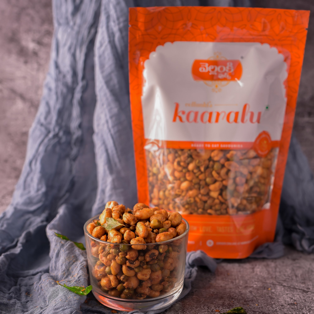 Indian Snacks Vellanki Foods - Navarathna Mixture | Andhra Special Navaratan Mixture | Homemade Snacks | No Preservatives Added Vellanki Foods