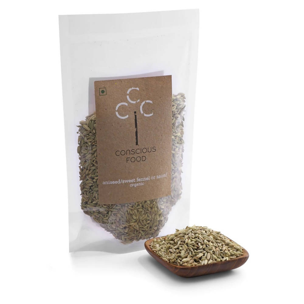 Conscious Food Organic Aniseed (Saunf) Conscious Food