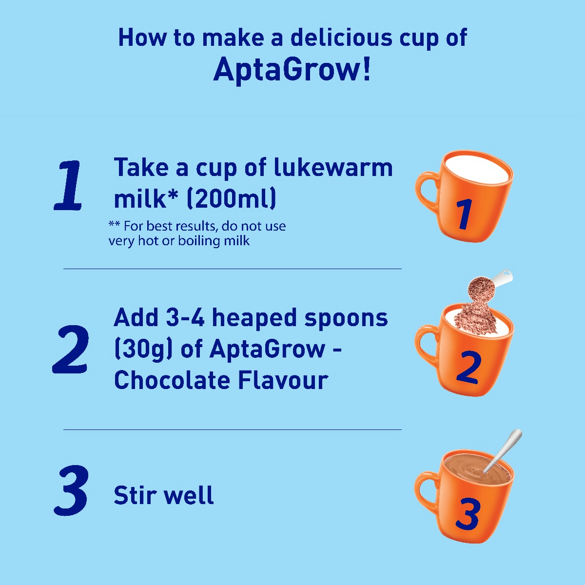 AptaGrow Nutrition Drink Powder for Kids AptaGrow