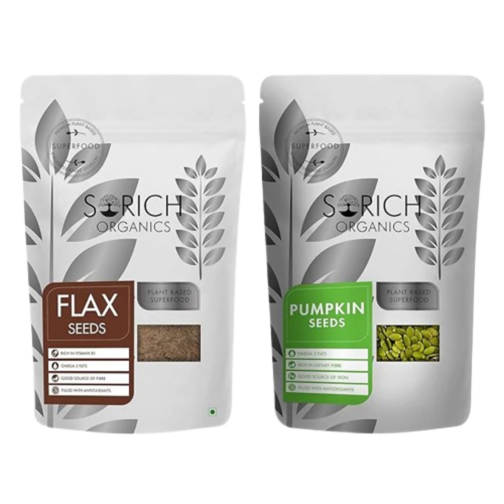 Sorich Organics Flax Seeds and Pumpkin Seeds - Safuron