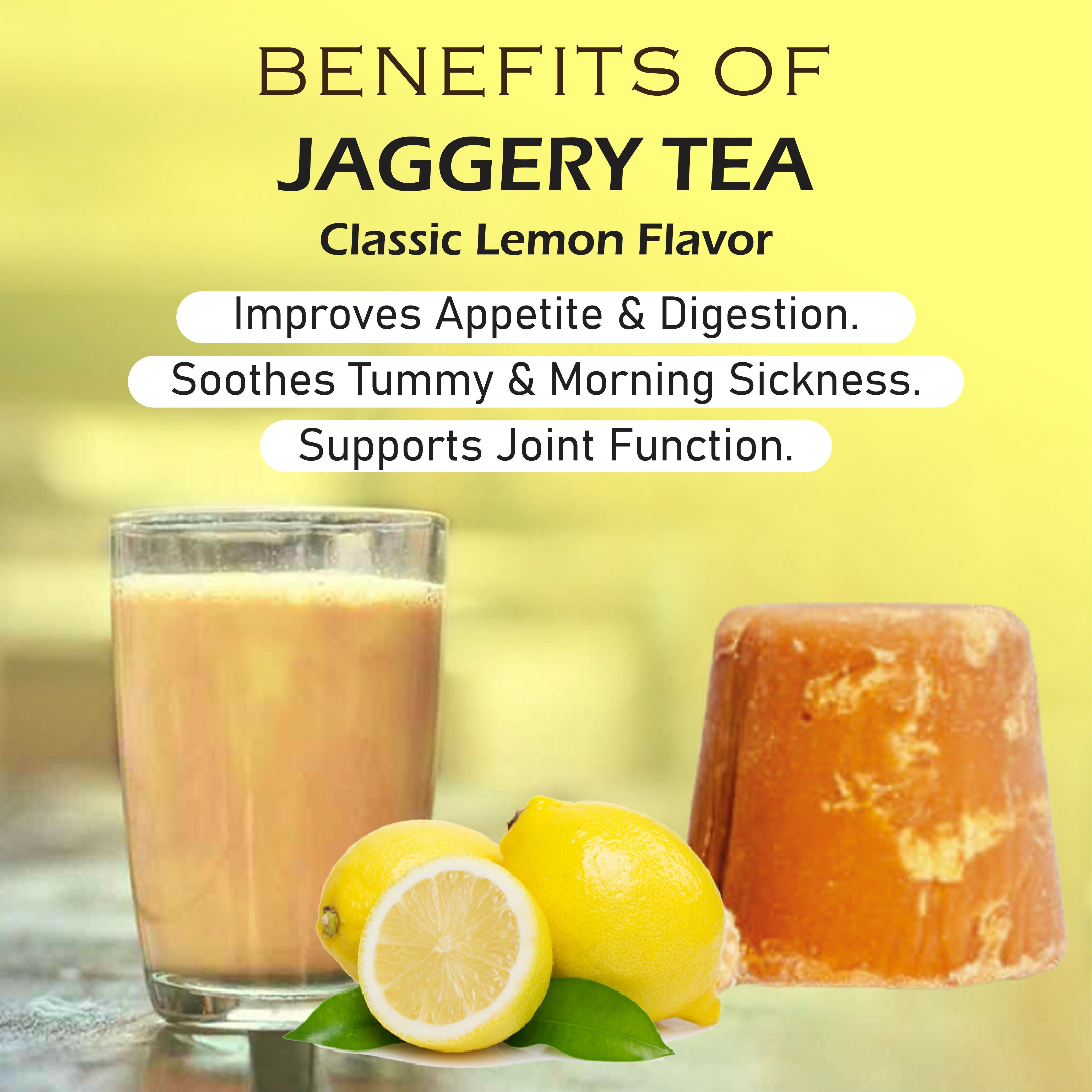 Naivedyam Classic Lemon Flavour Jaggery Tea Naivedyam
