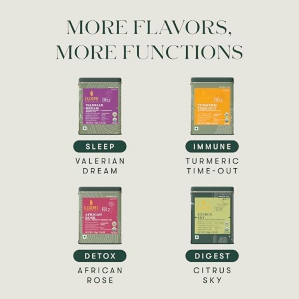 Luxmi Estates Turmeric Time-Out Herbal Loose Infusion Luxmi Estates