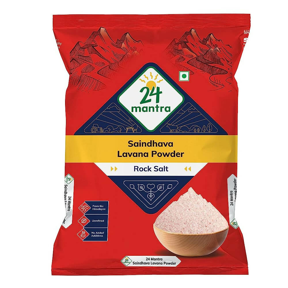 24 Mantra Organic Himalayan Rock Salt Powder - Safuron