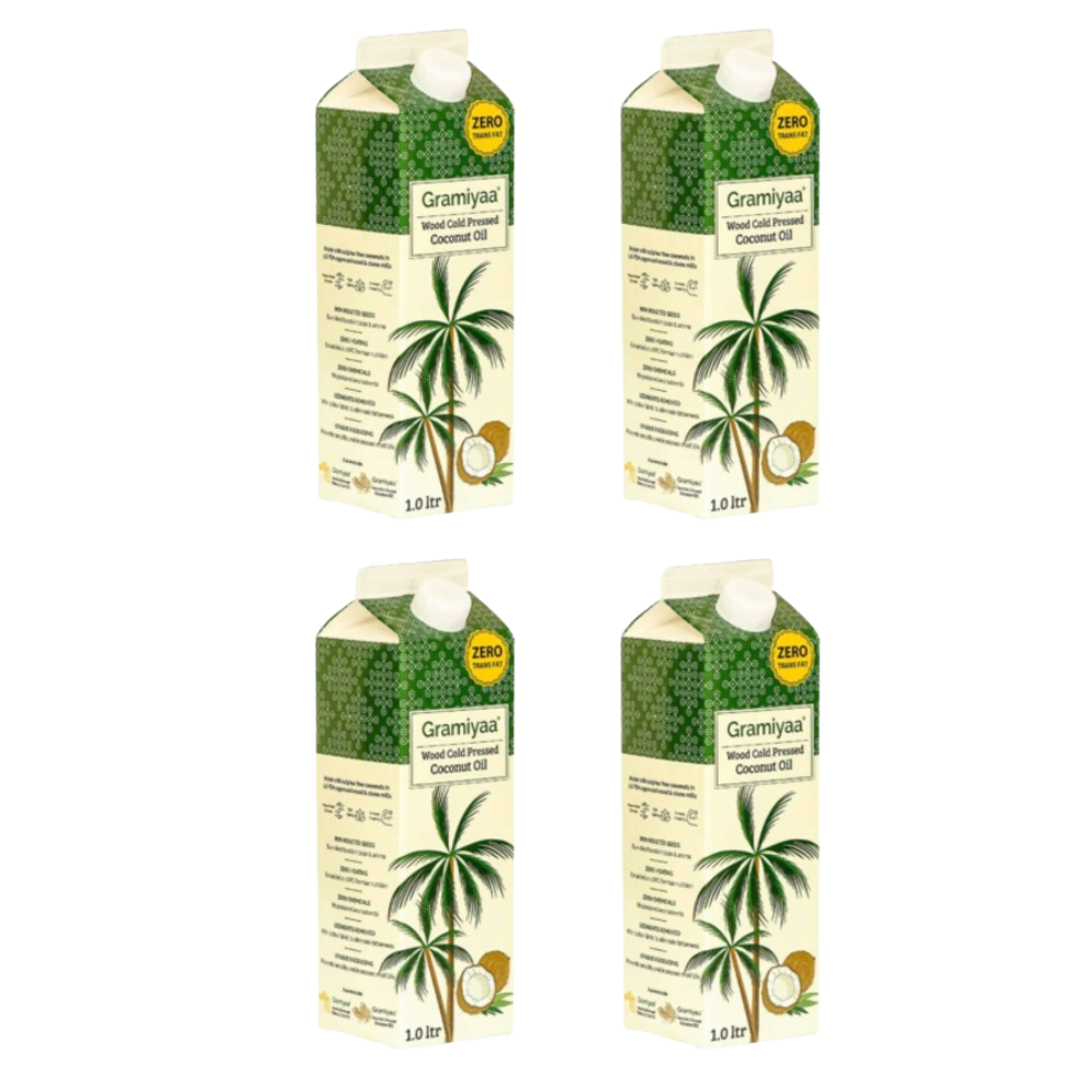 Gramiyaa Wood Cold Pressed Coconut Oil - Safuron