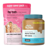 The Whole Truth Peanut Butter with Dates Crunchy + Nuts Fruits and Seeds Muesli - Breakfast - Safuron