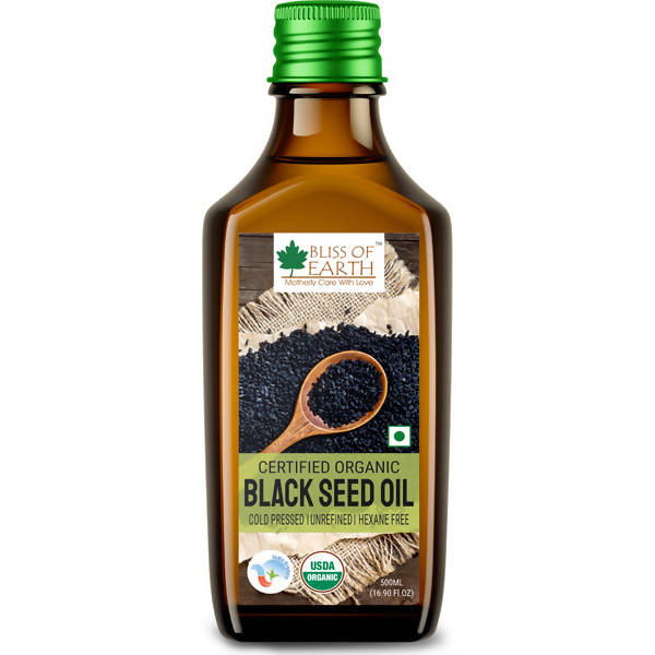 Bliss of Earth Certified Organic Black Seed Oil - Safuron