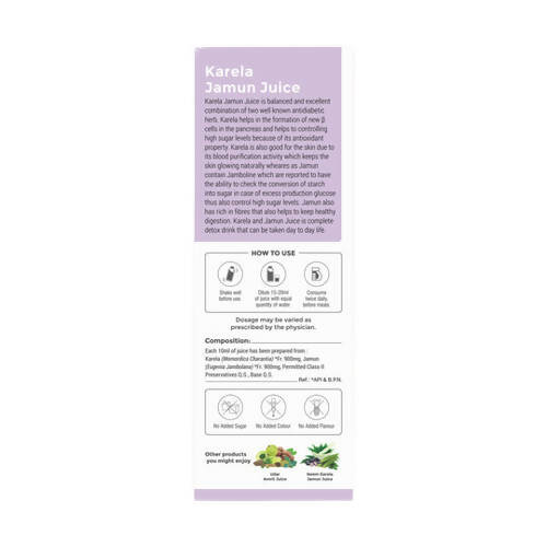 Four Seasons Karela Jamun Juice Four Seasons