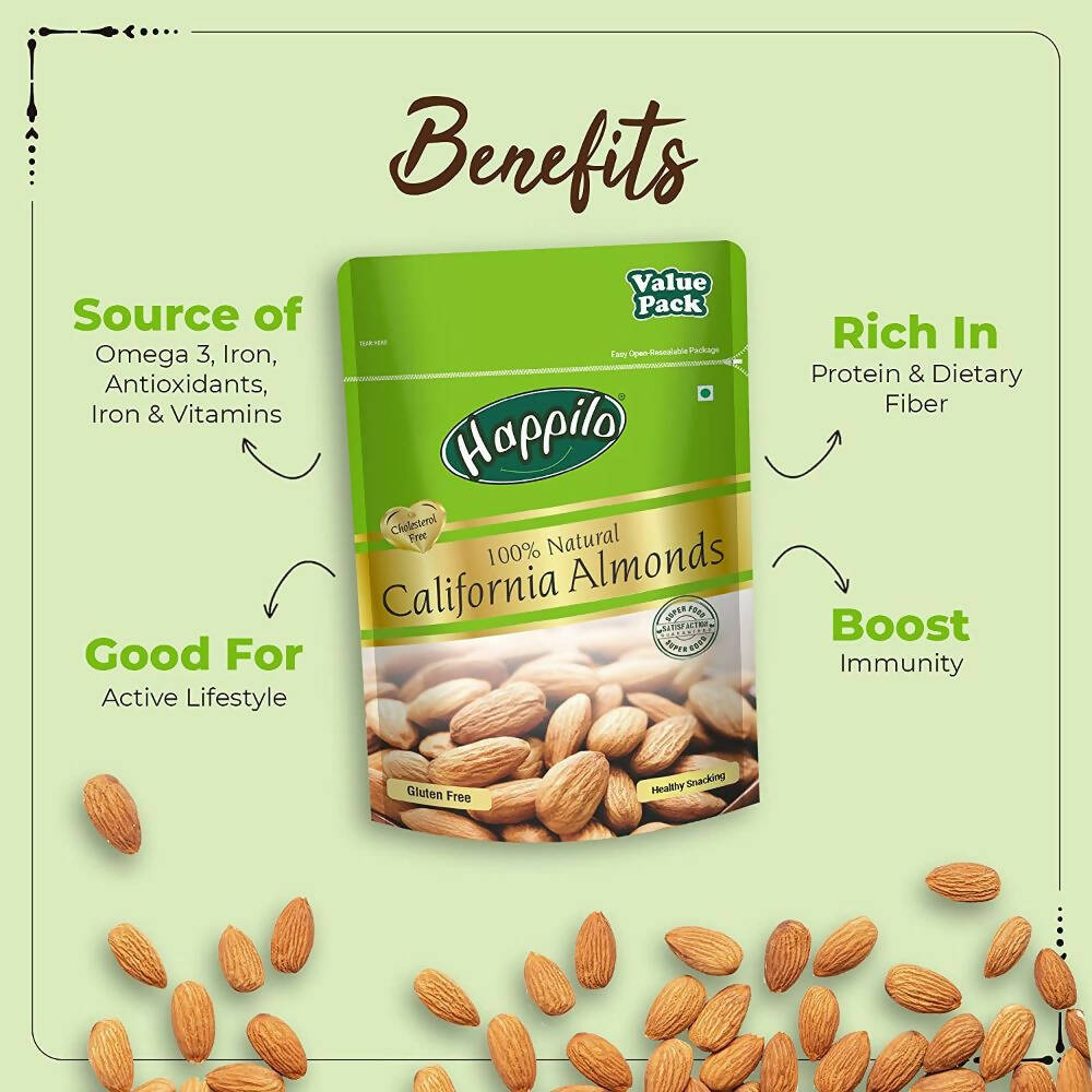 Happilo Premium Dry Fruit Combo (Almond & Cashews) Happilo