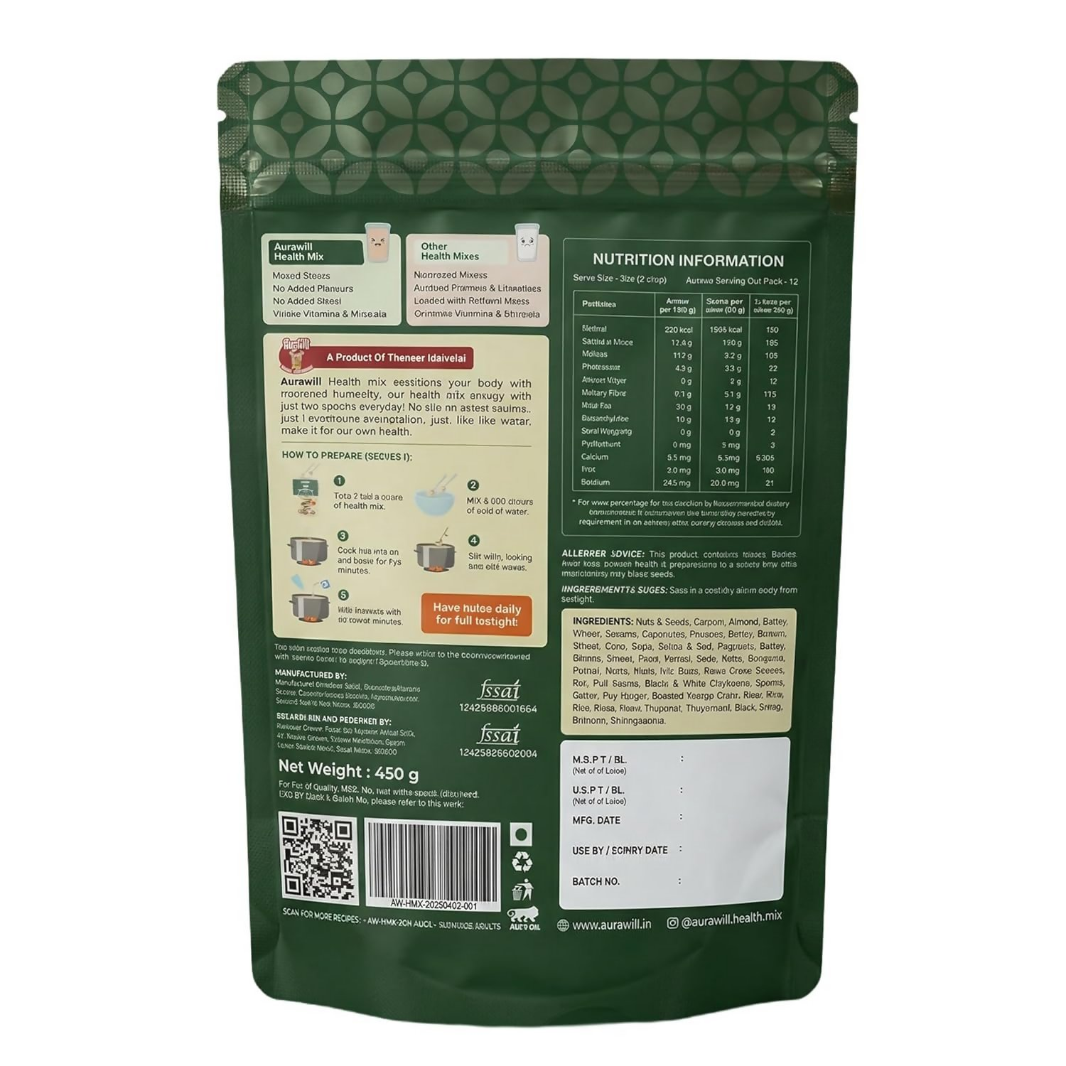 Aurawill Health Mix Powder Aurawill