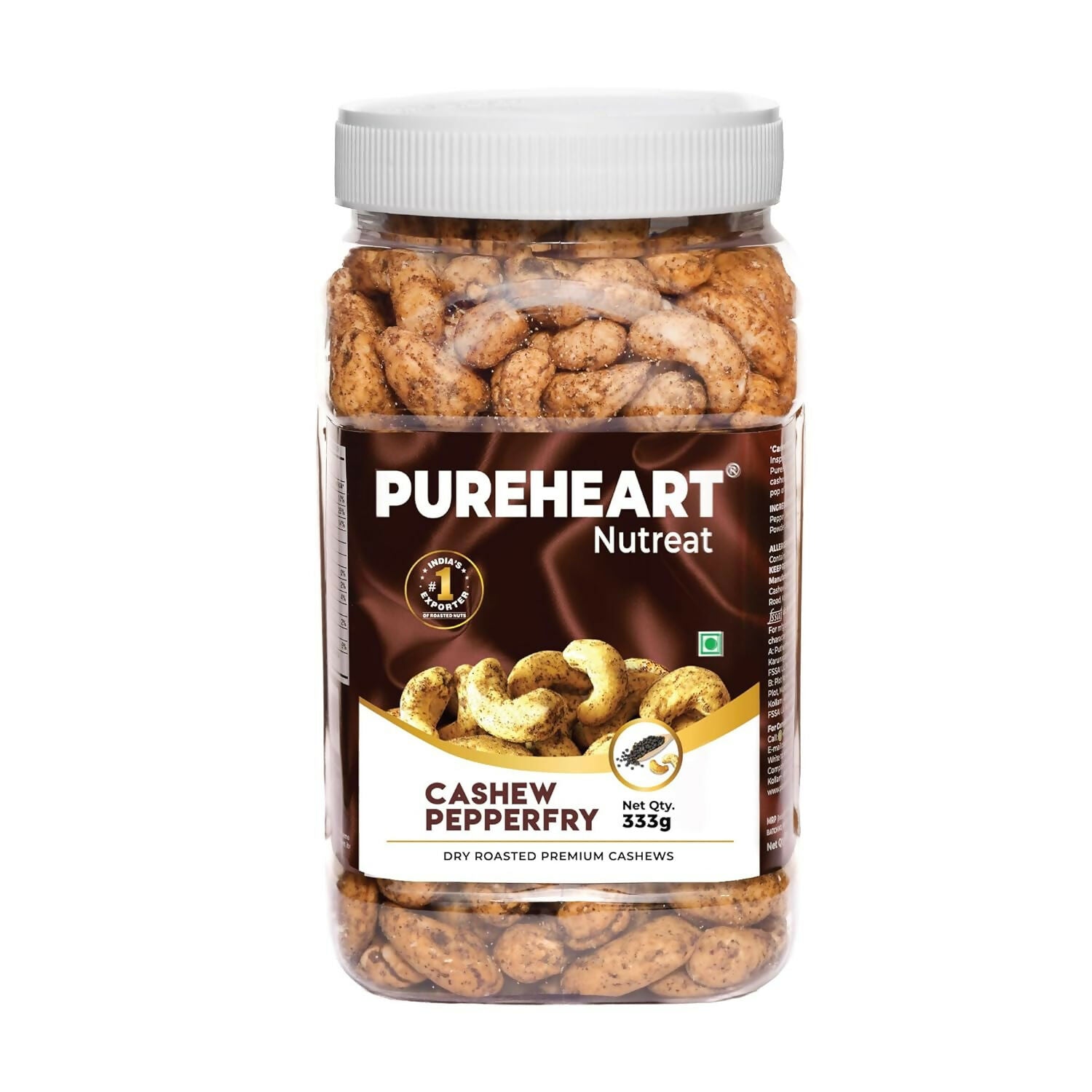 Pureheart Nutreat Pepperfry Cashews - Safuron