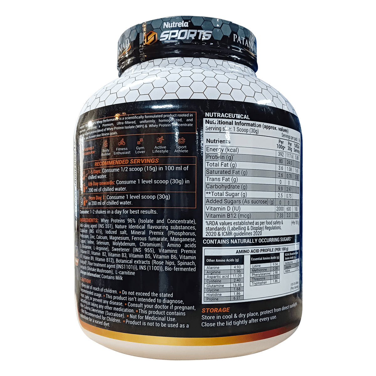 Patanjali Nutrela Sports Whey Per (Fvic) Patanjali