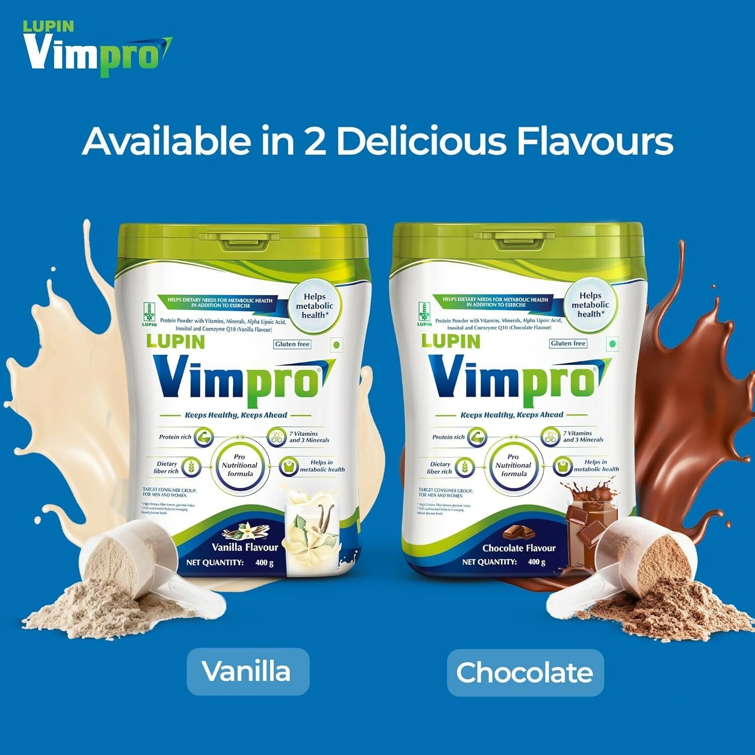 Lupin Vimpro Nutritional Vanilla Protein Powder Lupin