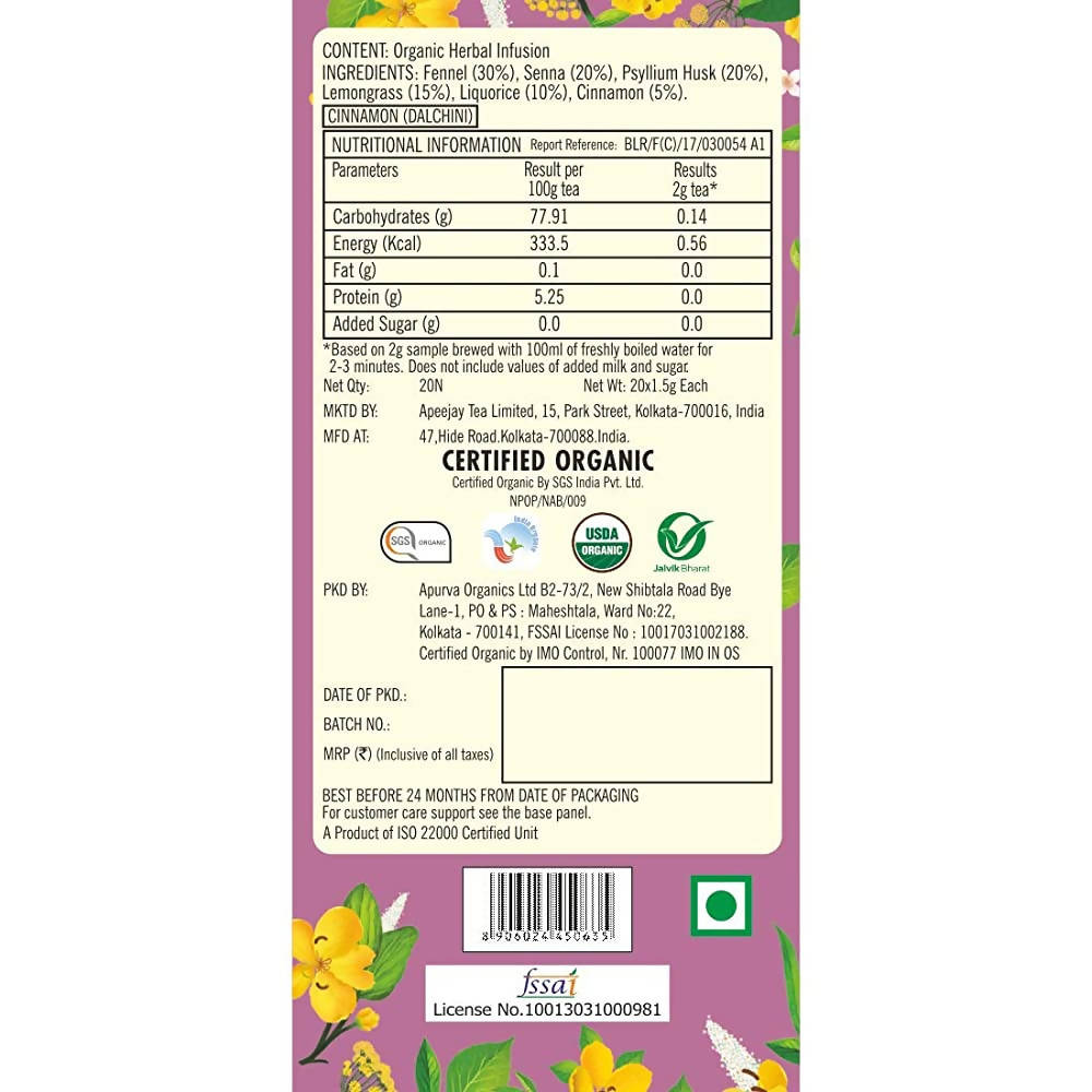 Typhoo Detoxing Organic Slim Tea Bags Typhoo