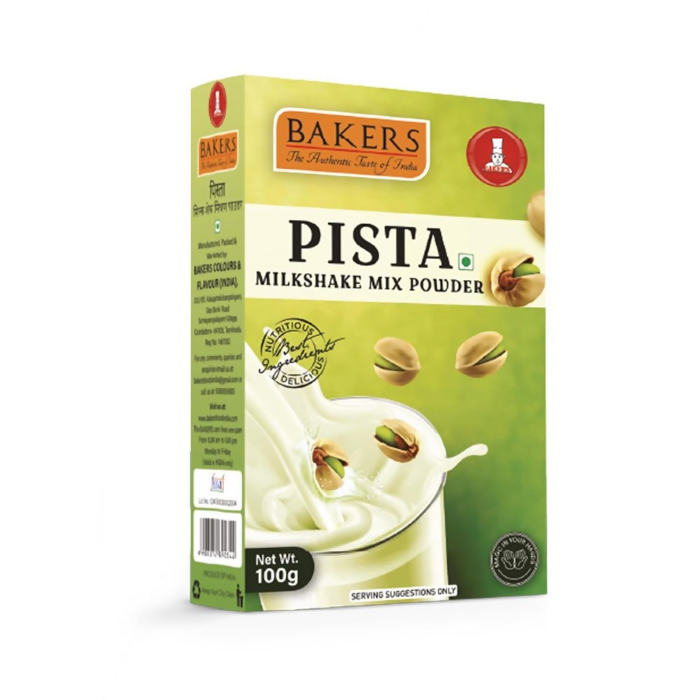 BAKERS Premium Milk Shake Mix - Chocolate, Butterscotch, Mango & Pista BAKERS