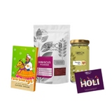 Sorich Organics Hibiscus Powder,Thandai Milk, Phool Gulal & Holi card - Safuron