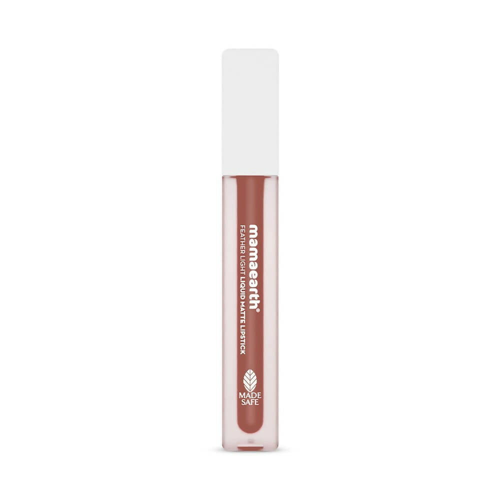 Mamaearth Feather Light Liquid Matte Lipstick - Nude Punch - Safuron