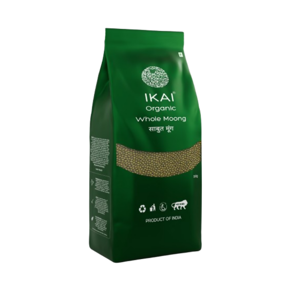 IKAI Organic Whole Moong (Green Gram) IKAI