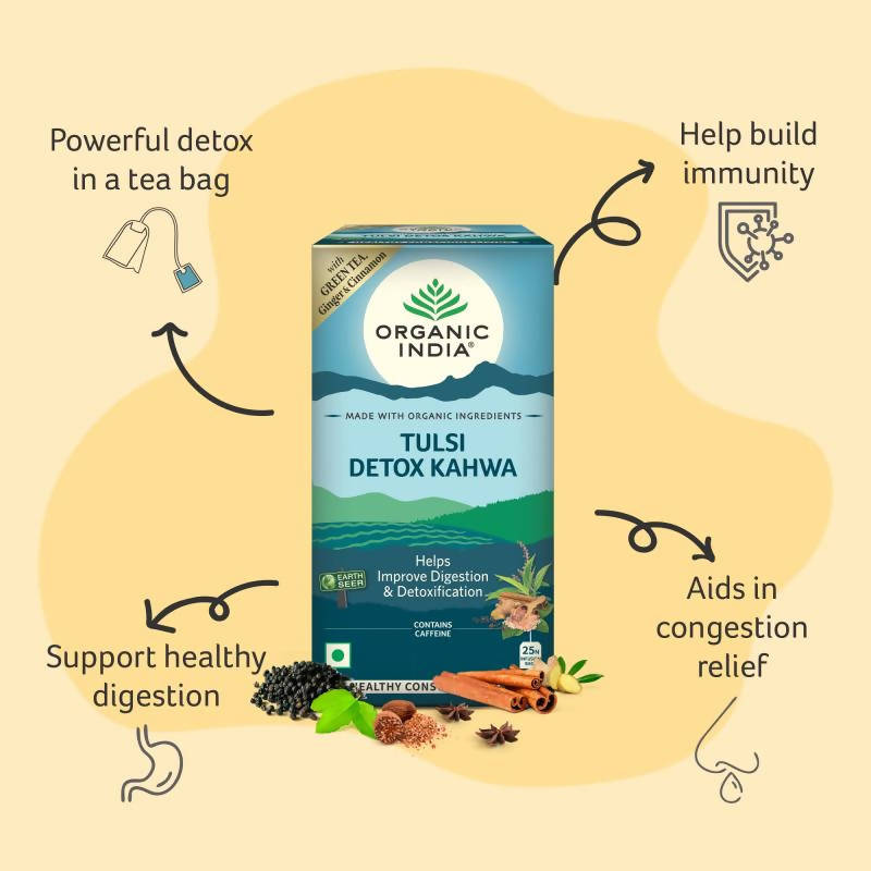 Organic India Tulsi Detox Kahwa Organic India