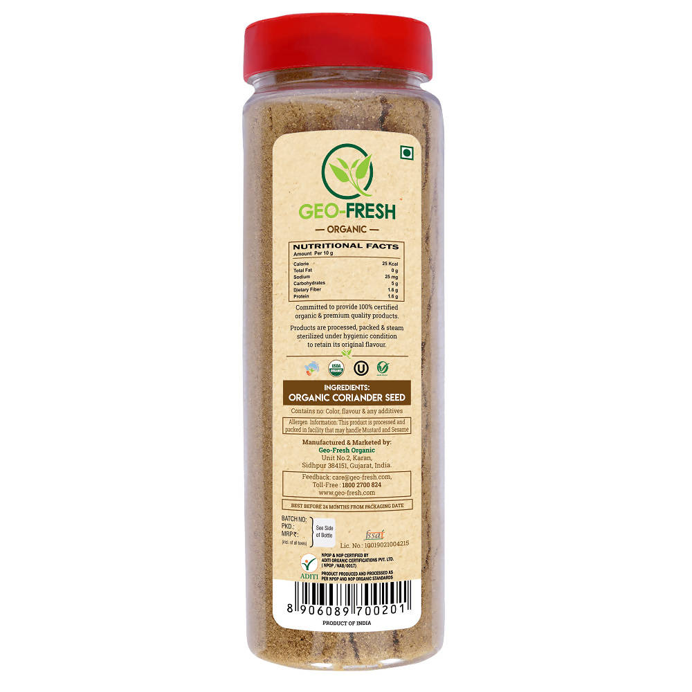 Geo-Fresh Organic Coriander Powder Geo-Fresh