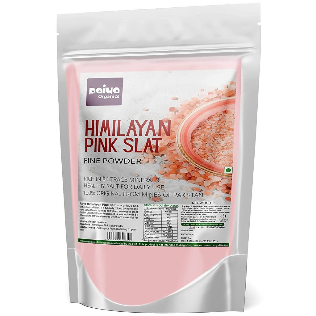 Paiya Organics Himalayan Pink Salt Fine Powder - Safuron