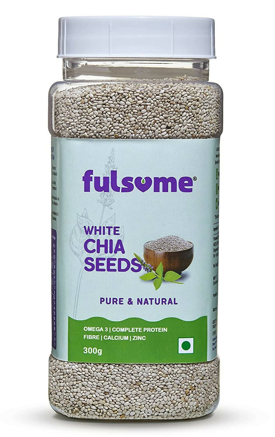 Fulsome Premium White Chia Seeds - Safuron
