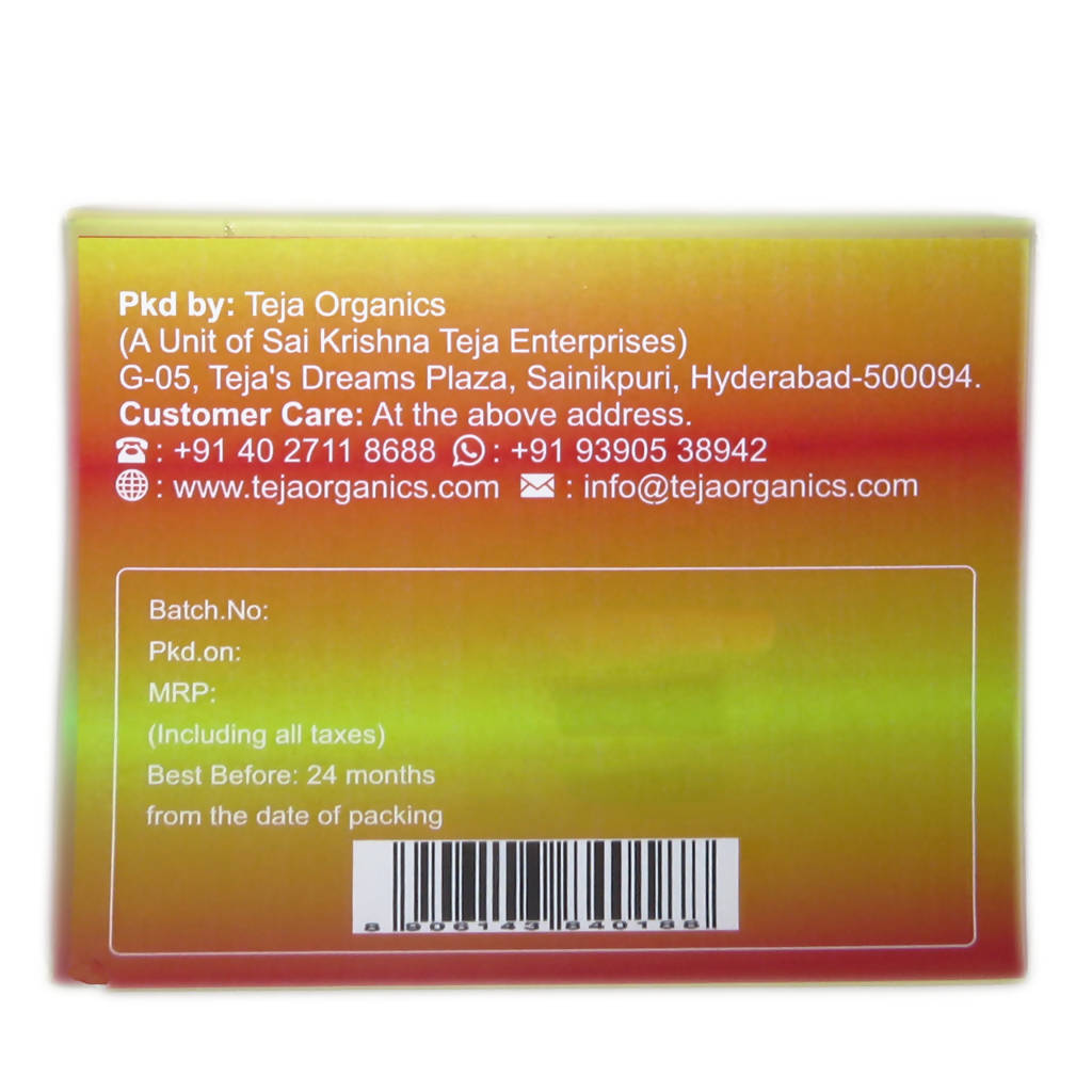 Teja Organics Hibiscus & Lemongrass Tea Bags Teja Organics