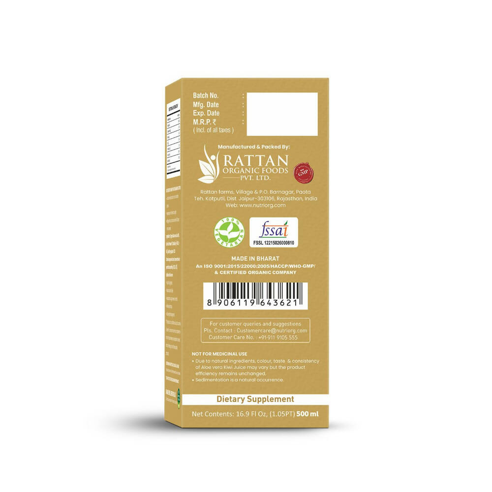 Nutriorg Aloevera Kiwi Juice Nutriorg