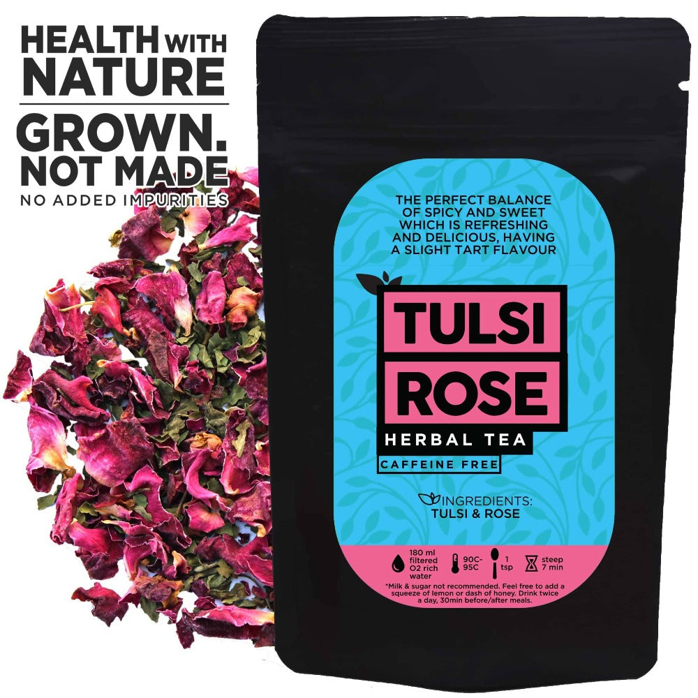 The Tea Trove - Tulsi Rose Herbal Tea The Tea Trove
