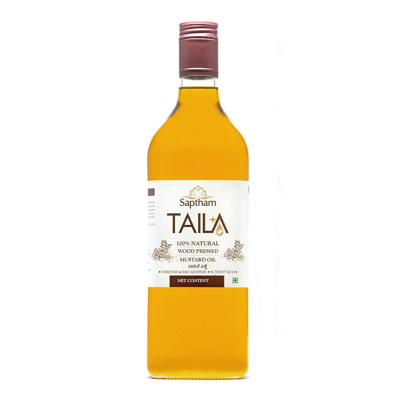Saptham Taila 100% Wood Pressed Mustard Oil - Safuron
