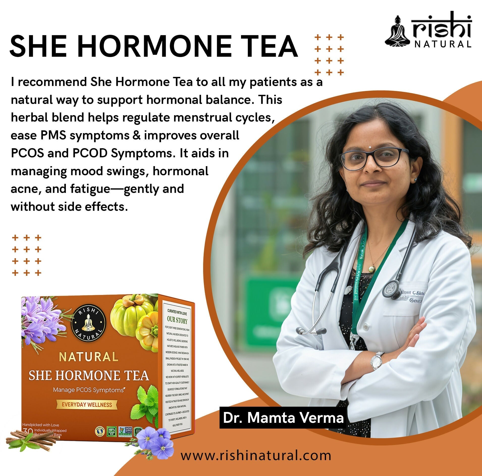 Rishi Natural She Hormone Tea Rishi Natural