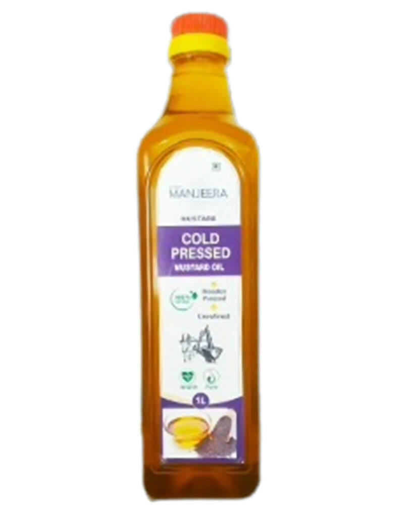 Manjeera Mustard Cold (Wood) Pressed Edible Oil - Safuron