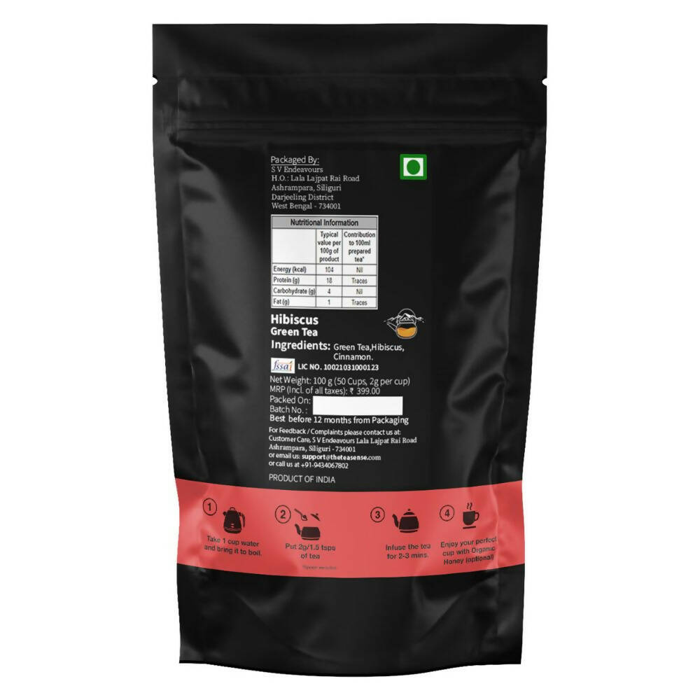 Tea Sense Hibiscus Green Tea Tea Sense