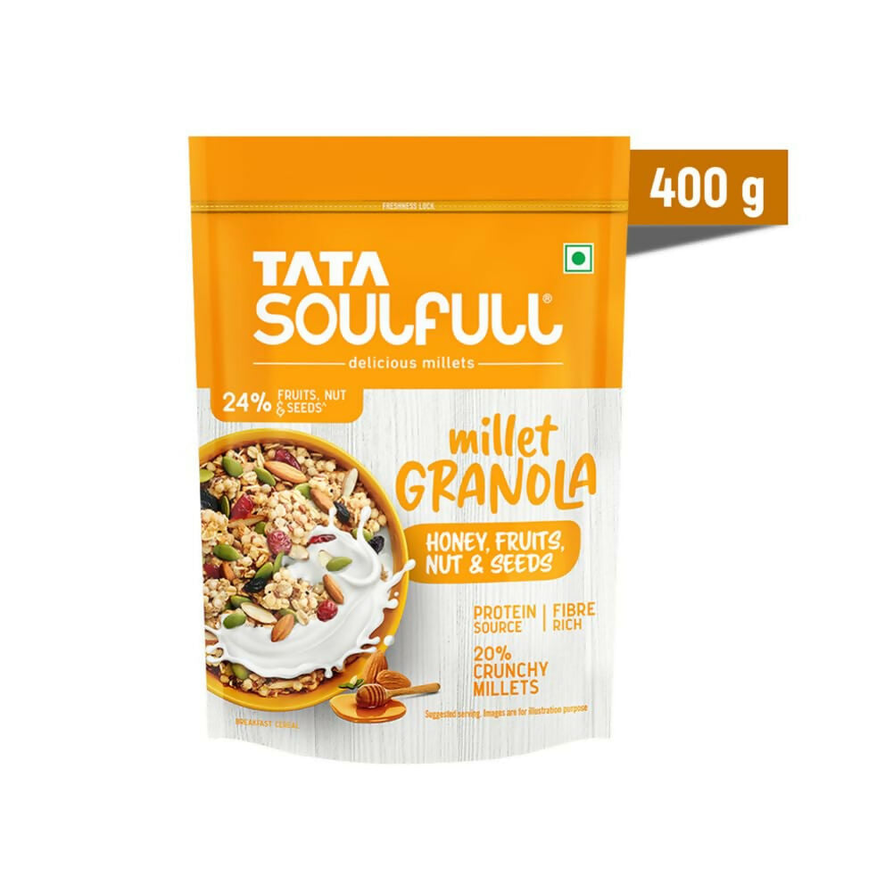 Tata Soulfull Millet Granola (Honey, Fruits, Nuts & Seeds) Tata Soulfull