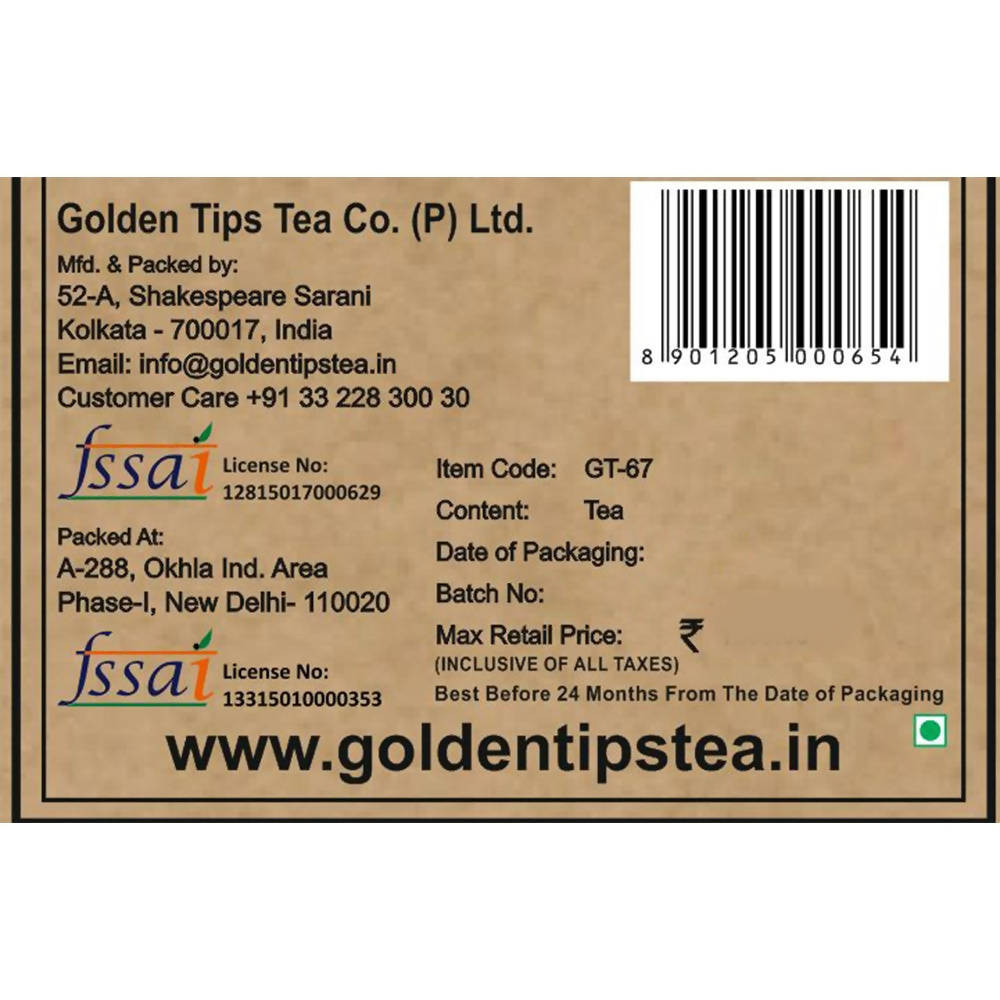 Golden Tips Golden Orange Pekoe Fine Darjeeling Tea Golden Tips